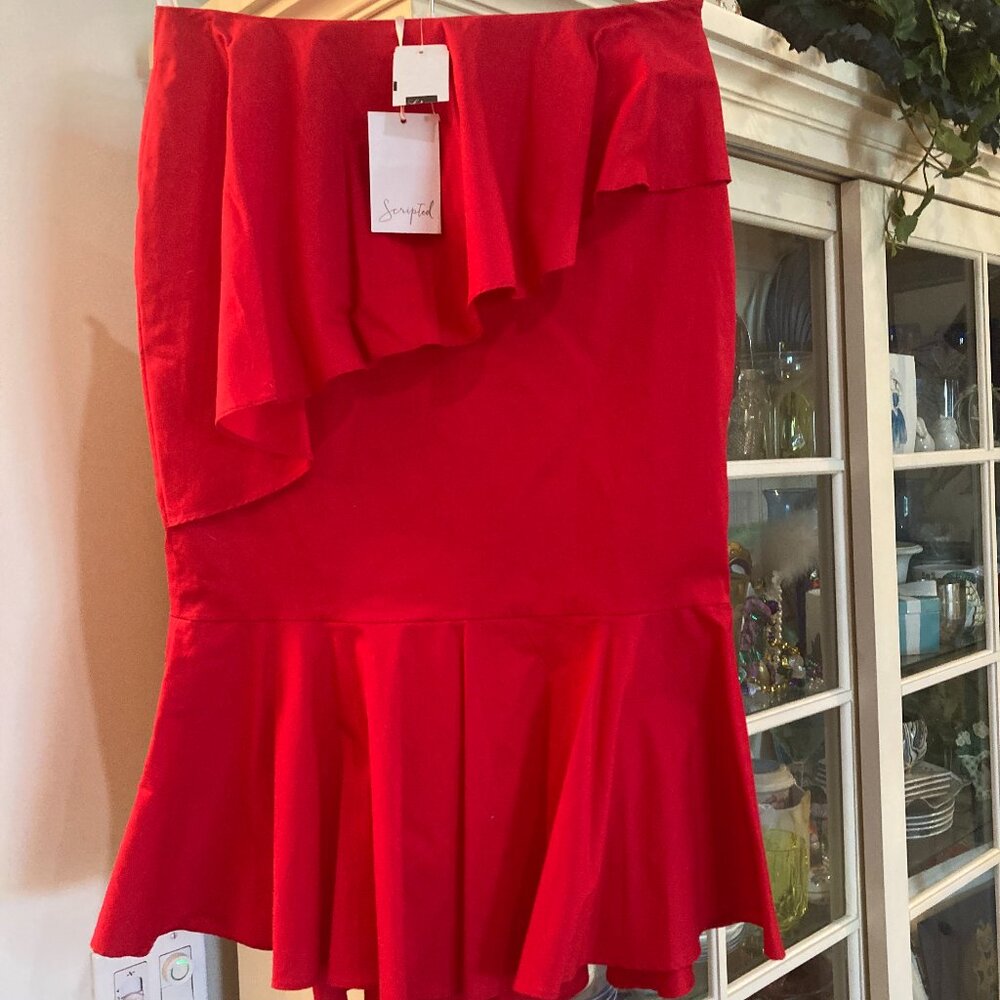 Ruffle Midi Skirt Priced to Sell
